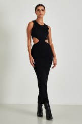 Picture of Ribbed dress with open sides
