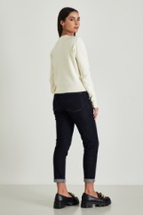 Picture of Ribbed sweater with waistband