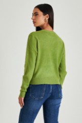Picture of Ribbed sweater with waistband