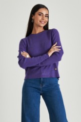 Picture of Ribbed sweater with waistband