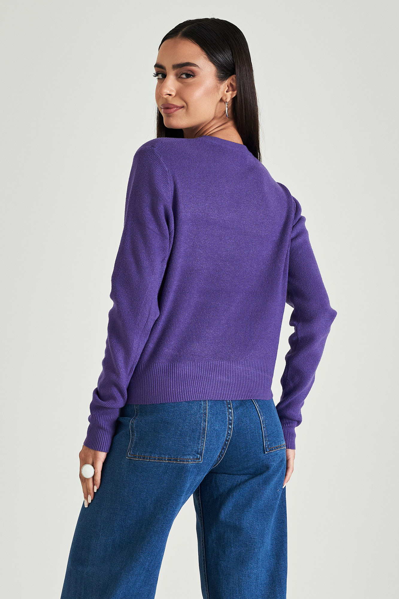 Picture of Ribbed sweater with waistband