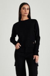 Picture of Ribbed sweater with waistband