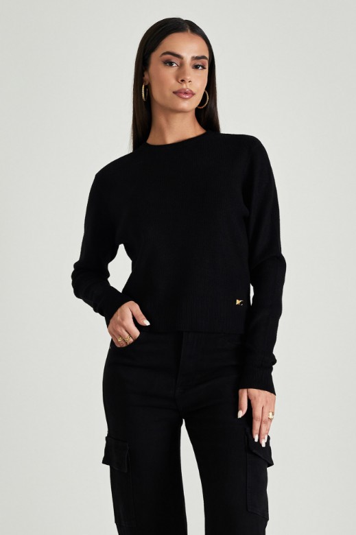 Picture of Ribbed sweater with waistband