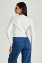 Picture of Open front cropped sweater