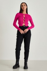 Picture of Open front cropped sweater