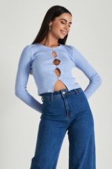 Picture of Open front cropped sweater