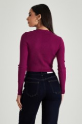 Picture of Open front cropped sweater