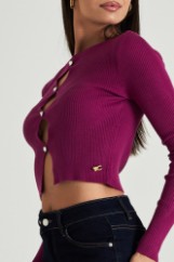 Picture of Open front cropped sweater