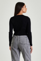 Picture of Open front cropped sweater