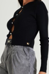 Picture of Open front cropped sweater