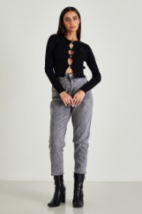 Picture of Open front cropped sweater