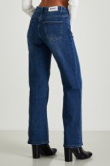 Εικόνα της Τζιν ψηλόμεσο wide leg
