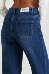 Εικόνα της Τζιν ψηλόμεσο wide leg