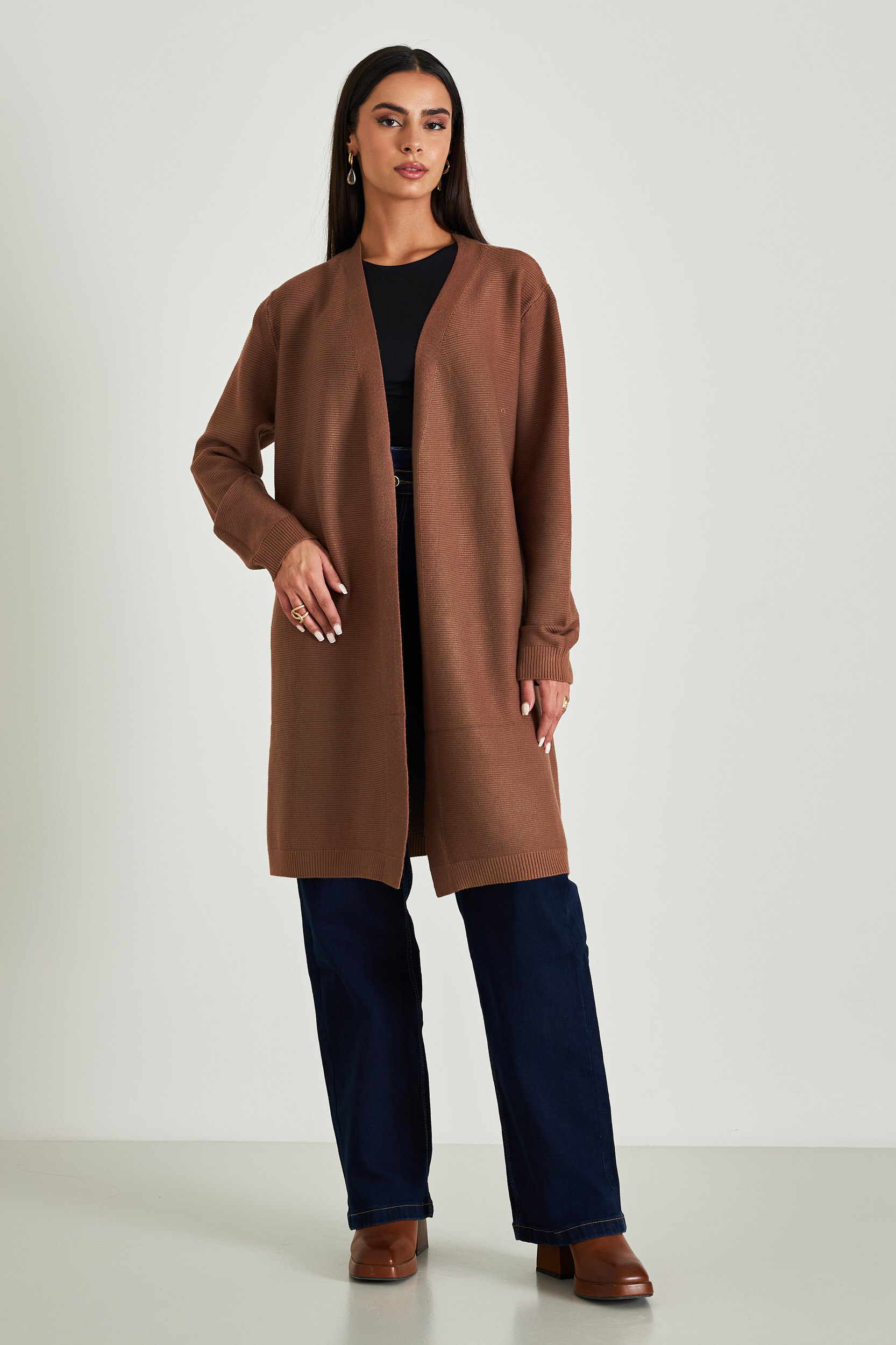 Picture of Loose ribbed cardigan
