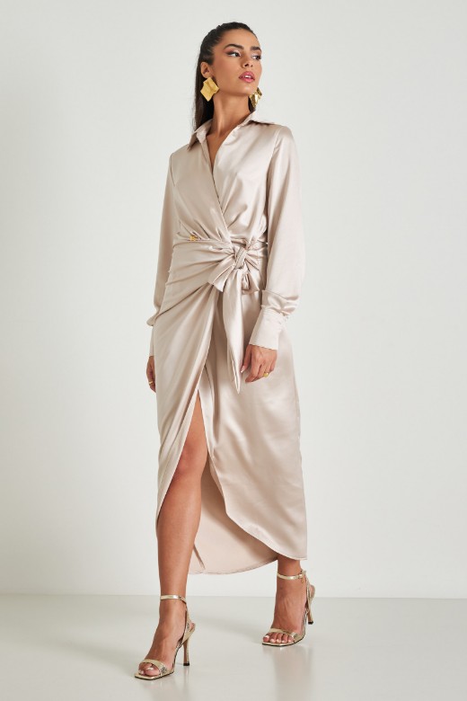 Picture of Wrap long dress