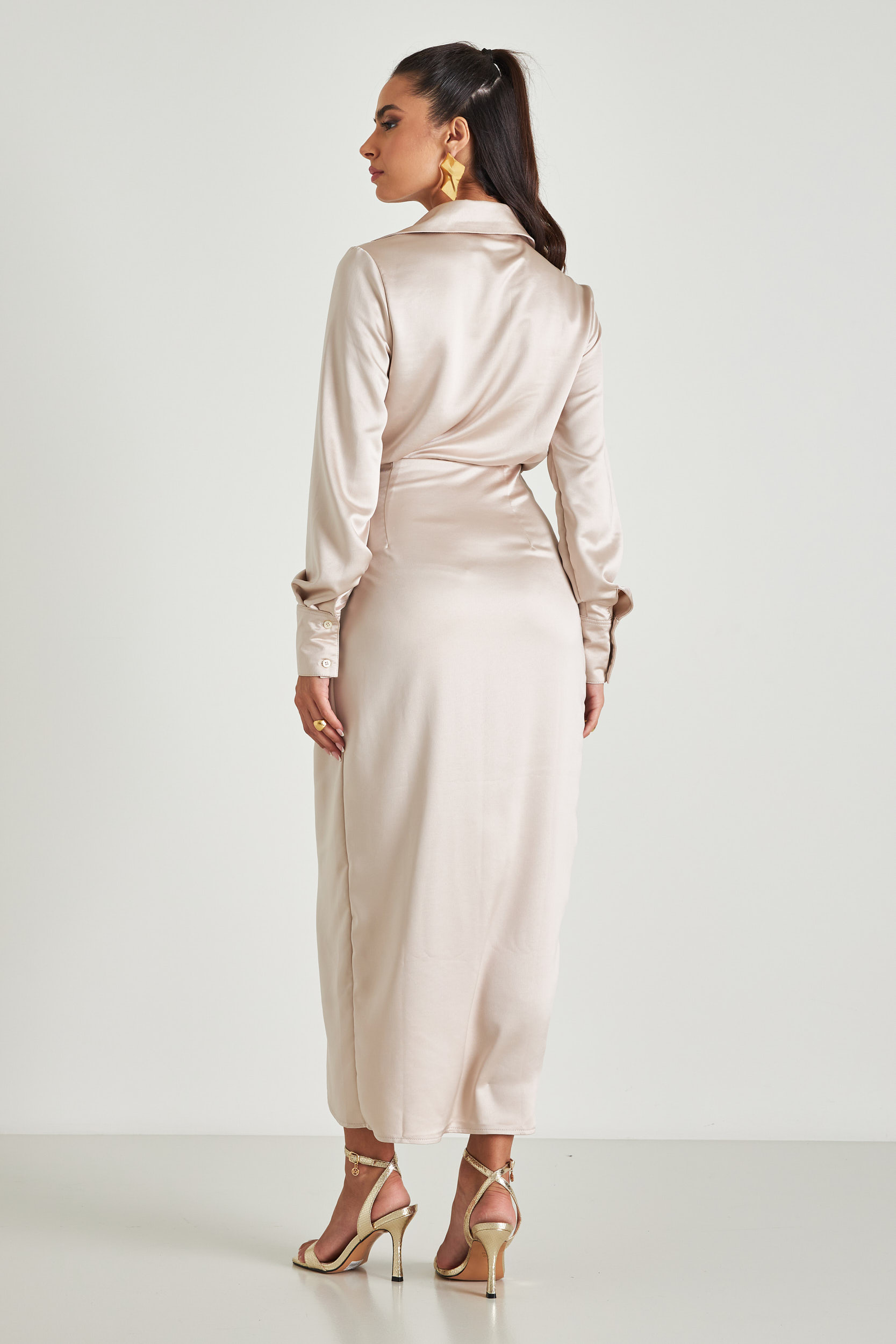 Picture of Wrap long dress