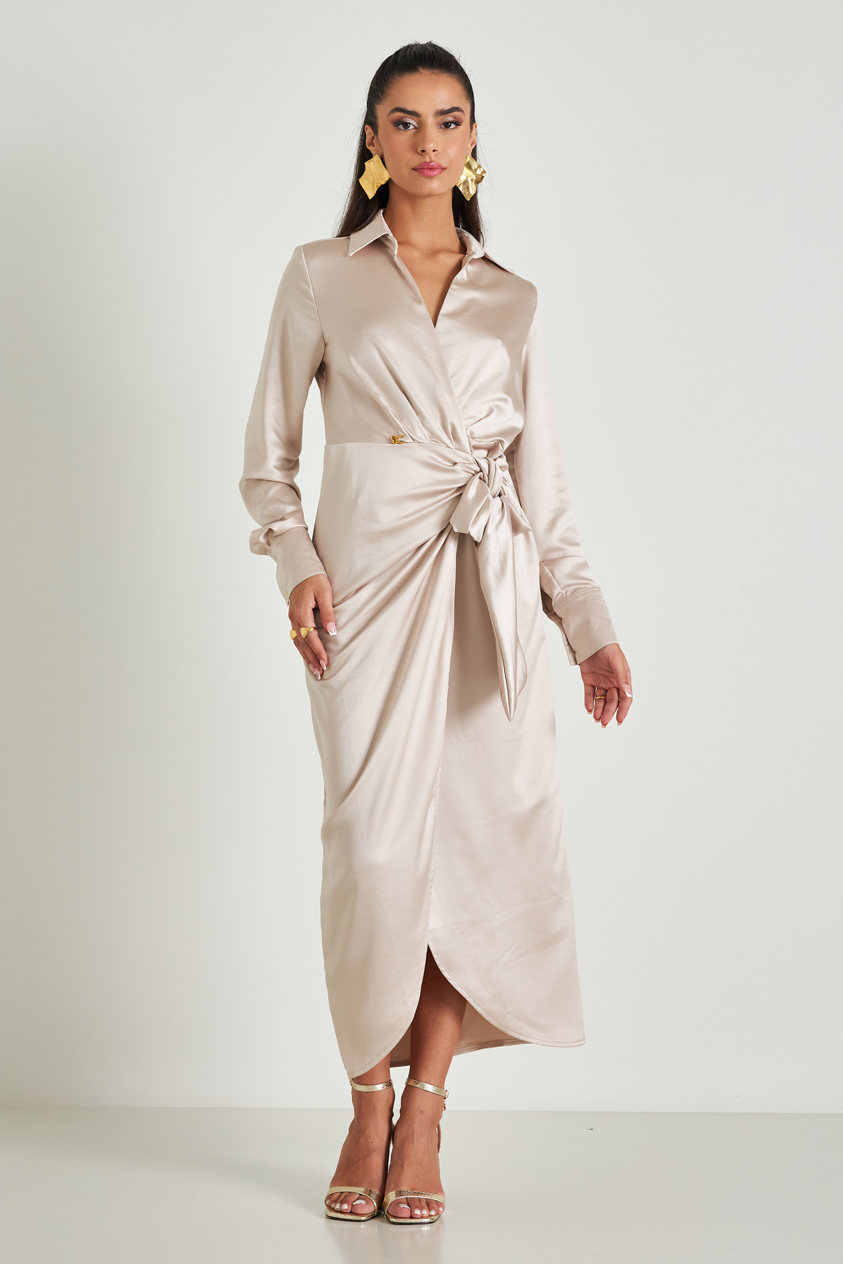 Picture of Wrap long dress