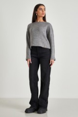 Picture of Knitted sweater with wide sleeves