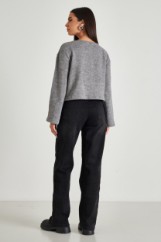 Picture of Knitted sweater with wide sleeves