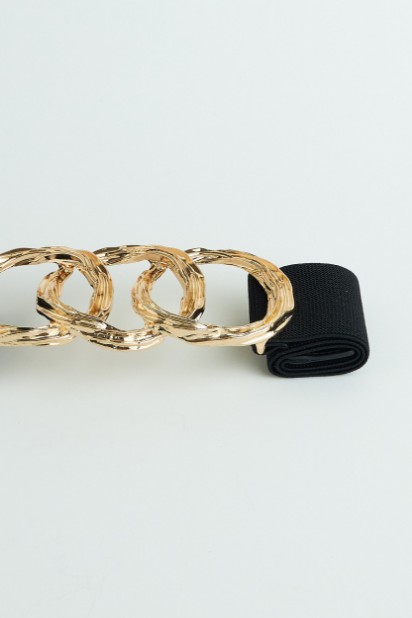 Picture of Button fastening elastic chain belt