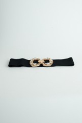 Picture of Elastic belt with gold buckle