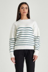 Picture of Thick knit stripped sweater