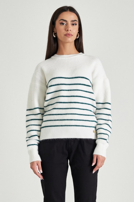 Picture of Thick knit stripped sweater