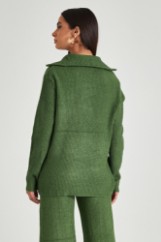 Picture of Ribbed sweater with zipper
