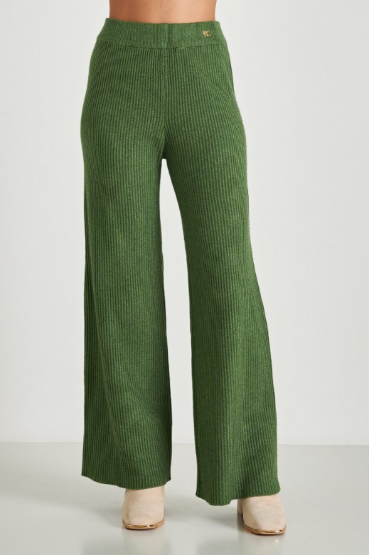 Picture of Ribbed knitted pants