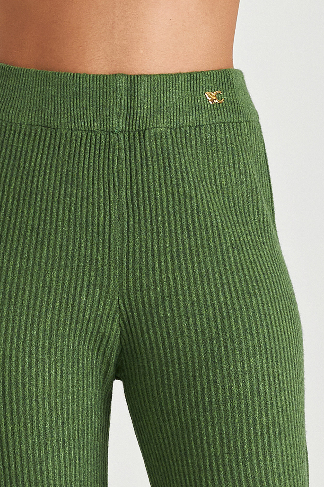 Picture of Ribbed knitted pants