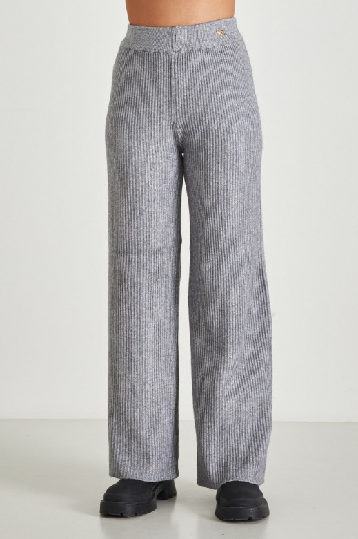 Picture of Ribbed knitted pants