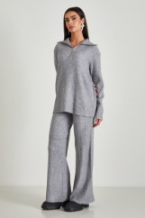 Picture of Ribbed knitted pants