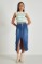 Picture of Denim skirt with split