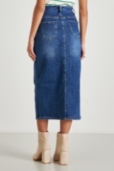 Picture of Denim skirt with split