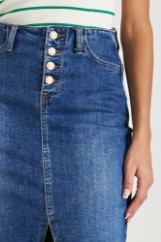 Picture of Denim skirt with split