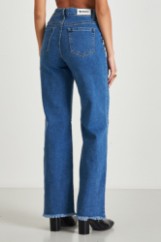 Εικόνα της Denim wide leg με σκίσιμο