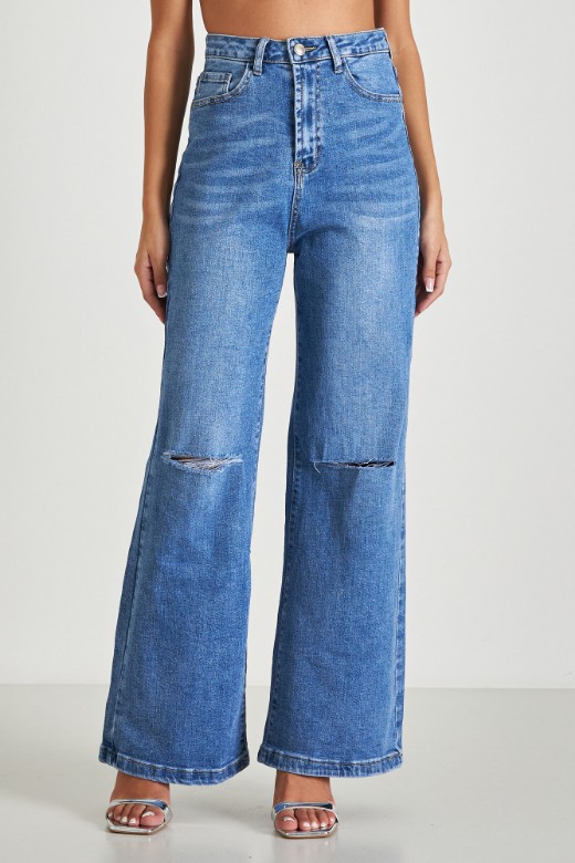 Εικόνα της Denim loose wide leg