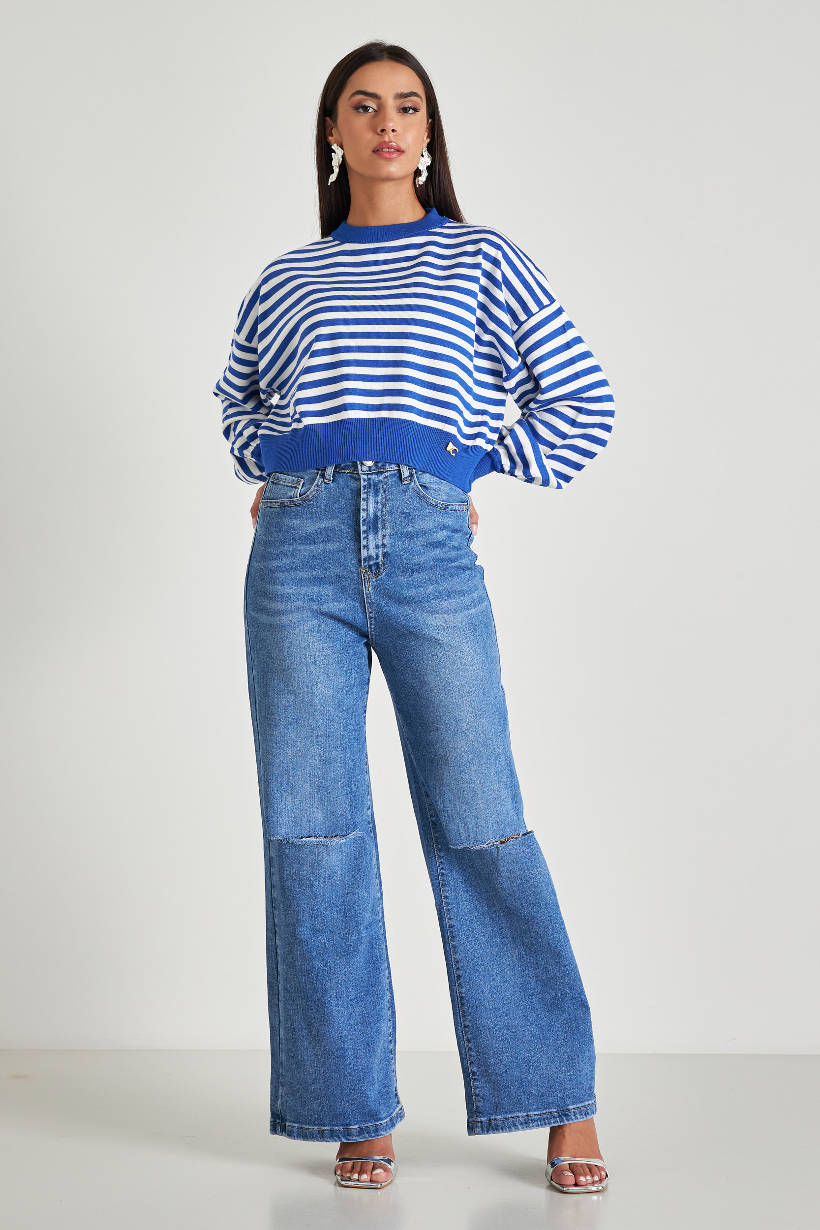 Εικόνα της Denim loose wide leg