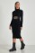 Picture of Ribbed high neck dress