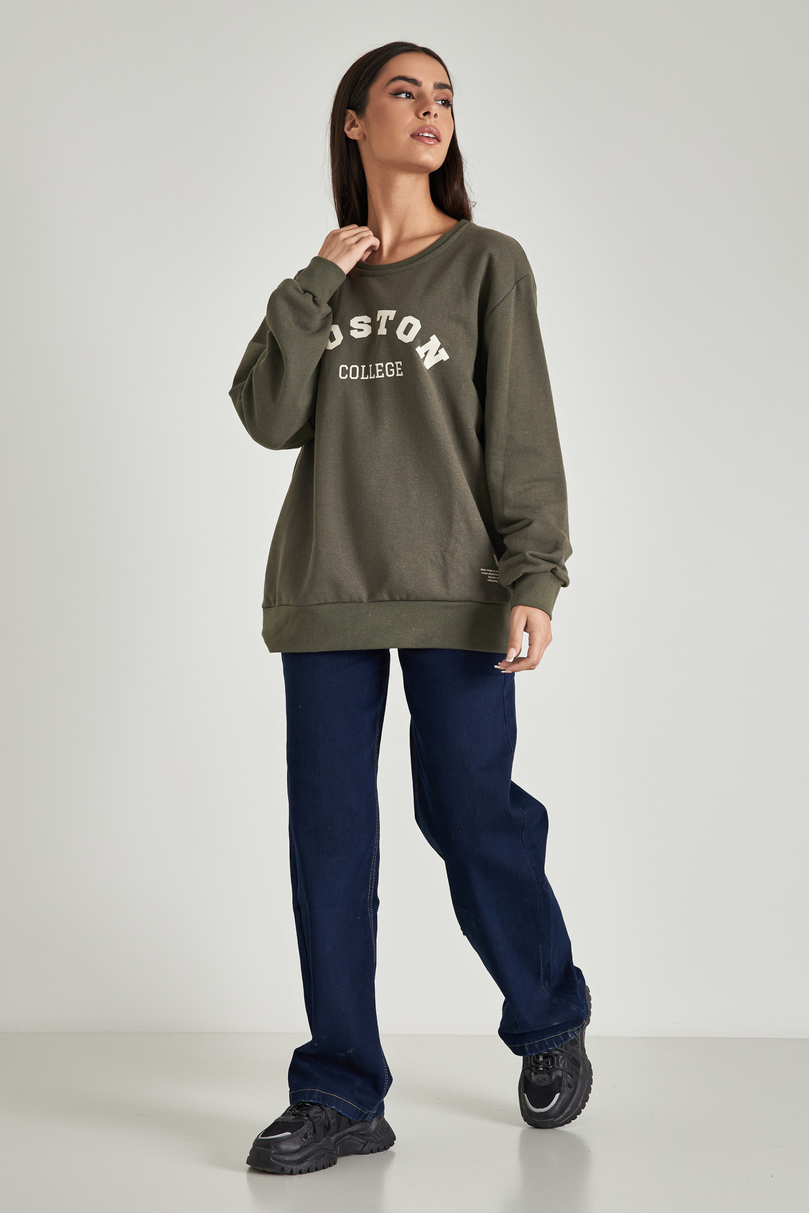 Picture of College sweatshirt unisex oversized