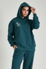 Εικόνα της Φούτερ με κουκούλα unisex oversized