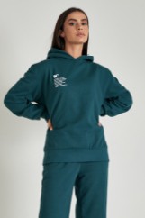 Εικόνα της Φούτερ με κουκούλα unisex oversized