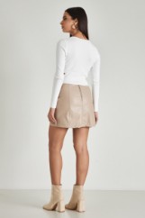 Picture of Mini faux leather skirt