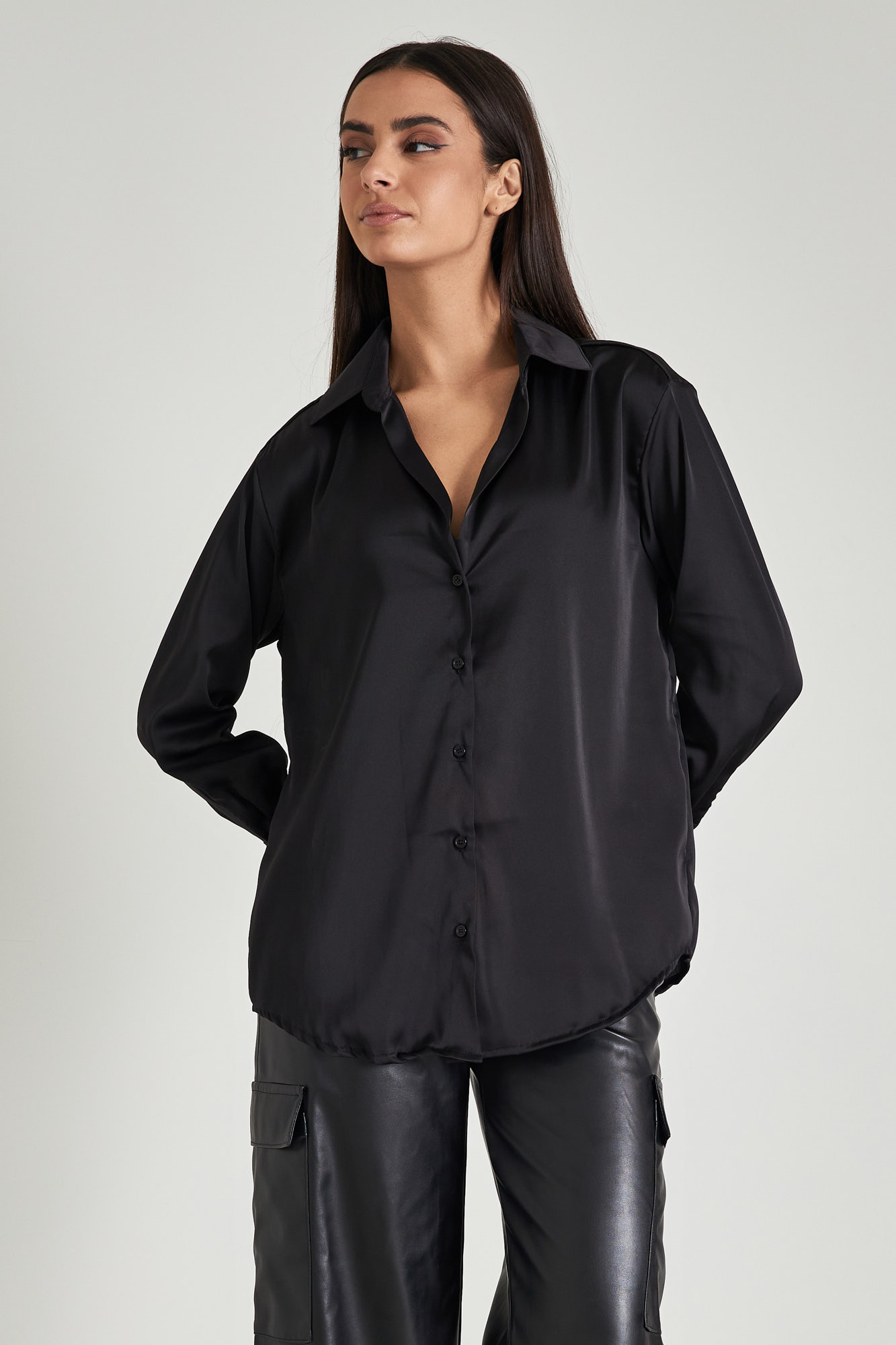 Picture of Satin loose shirt