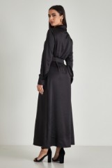 Picture of Long shirt dress with belt