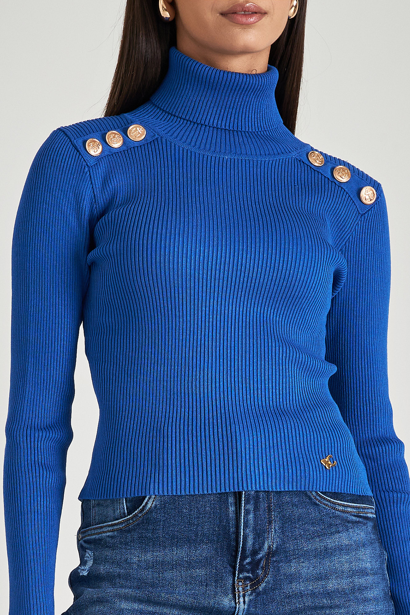 Picture of Rip sweater with gold buttons