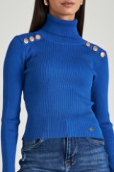 Picture of Rip sweater with gold buttons