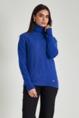 Picture of High neck knit sweater