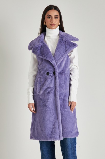 Picture of Sleeveless fur coat