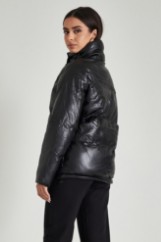 Picture of Puffer faux leather jacket